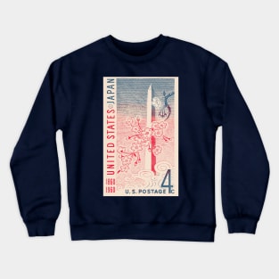 U.S. Japan 1960 stamp Crewneck Sweatshirt